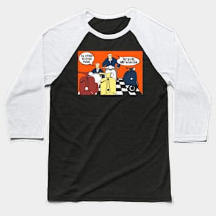 4 O'Clock Ice Cream Podcast Vespa Baseball T-Shirt